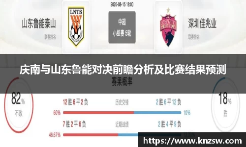 庆南与山东鲁能对决前瞻分析及比赛结果预测